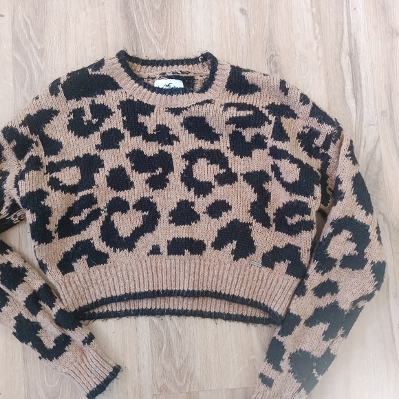 Hollister Leopard Sweater - Picture 3 of 4